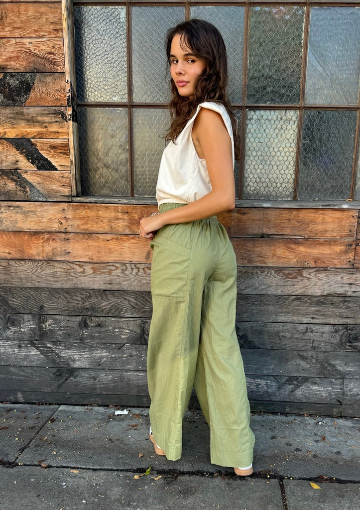 Anytime Cargo Wide Leg Joggers - SHOP KINDRED LA LLC