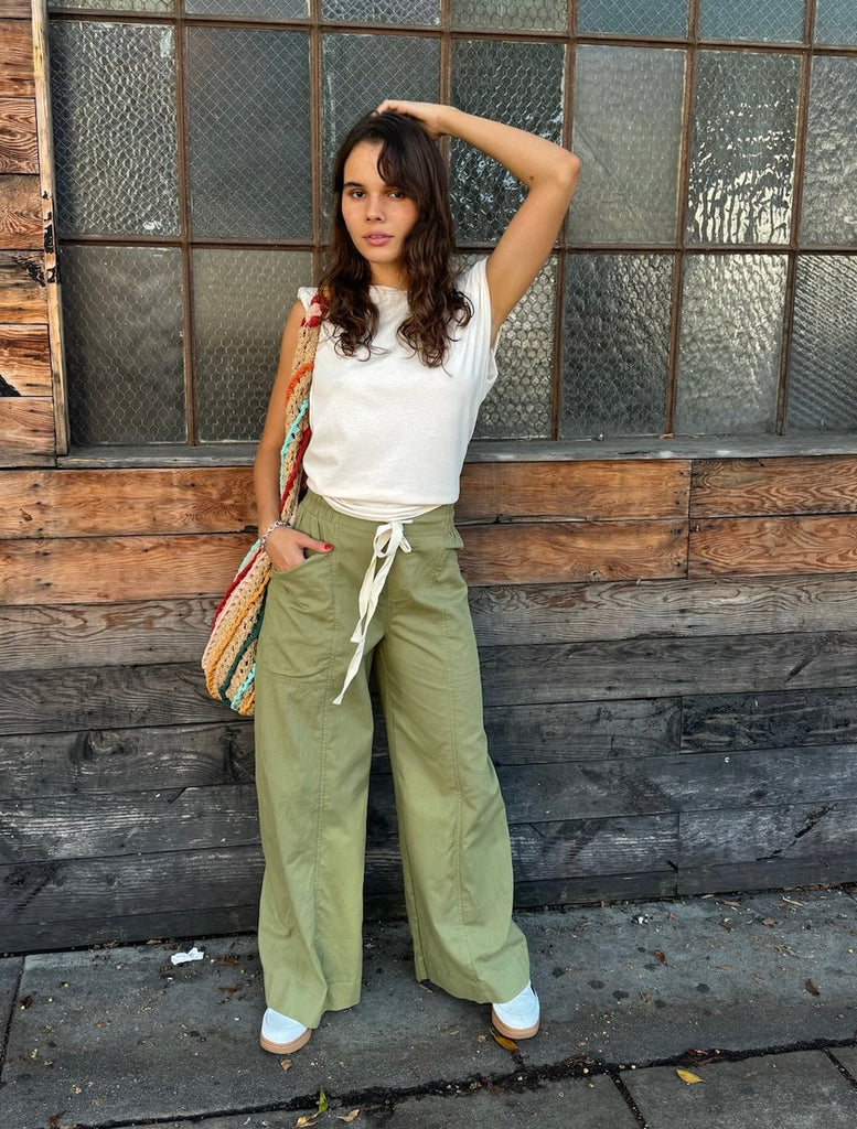 Anytime Cargo Wide Leg Joggers - SHOP KINDRED LA LLC