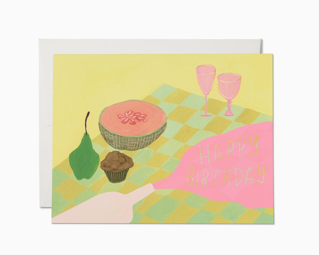 Spilled Wine Birthday Card - SHOP KINDRED LA LLC