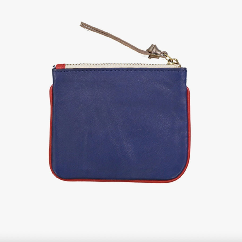 Blue Triangle Coin Purse - kindredlosangeles