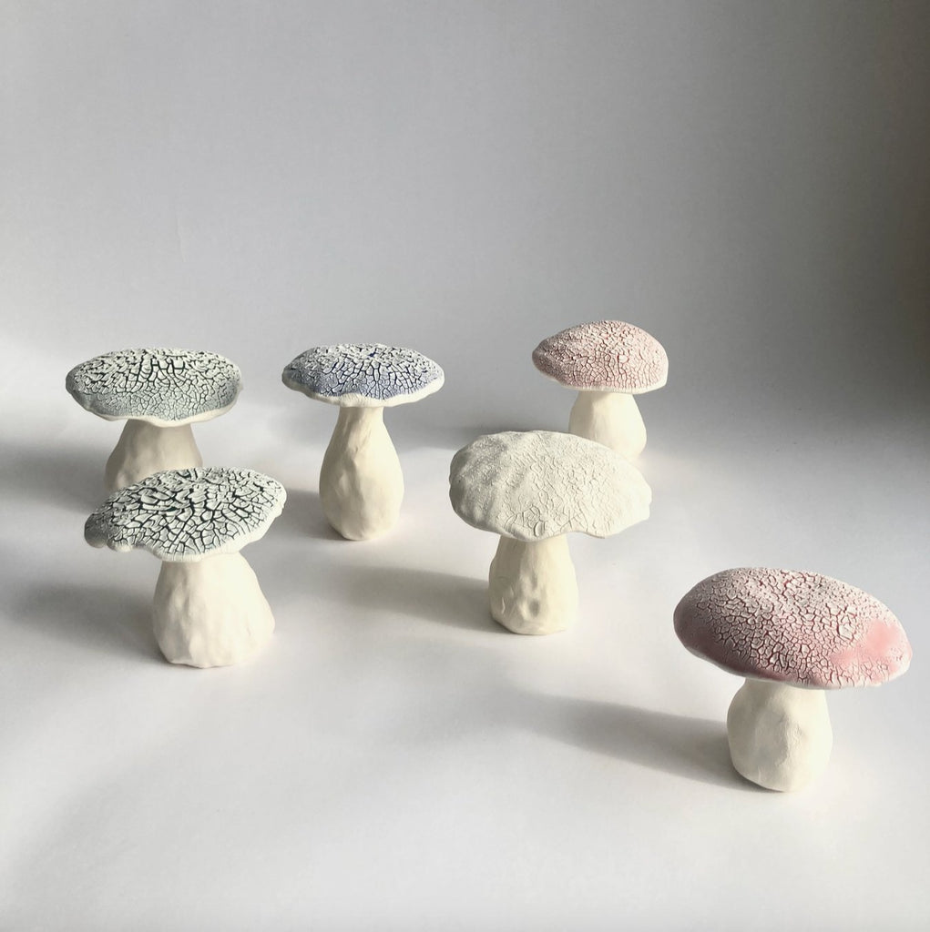 Handbuilt Ceramic Mushroom - kindredlosangeles