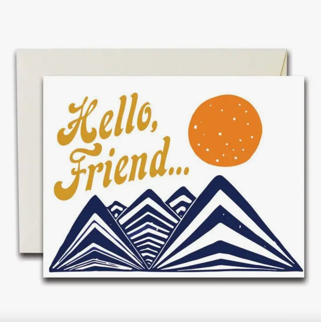 Rainbow Vision: Hello Friend Card - kindredlosangeles